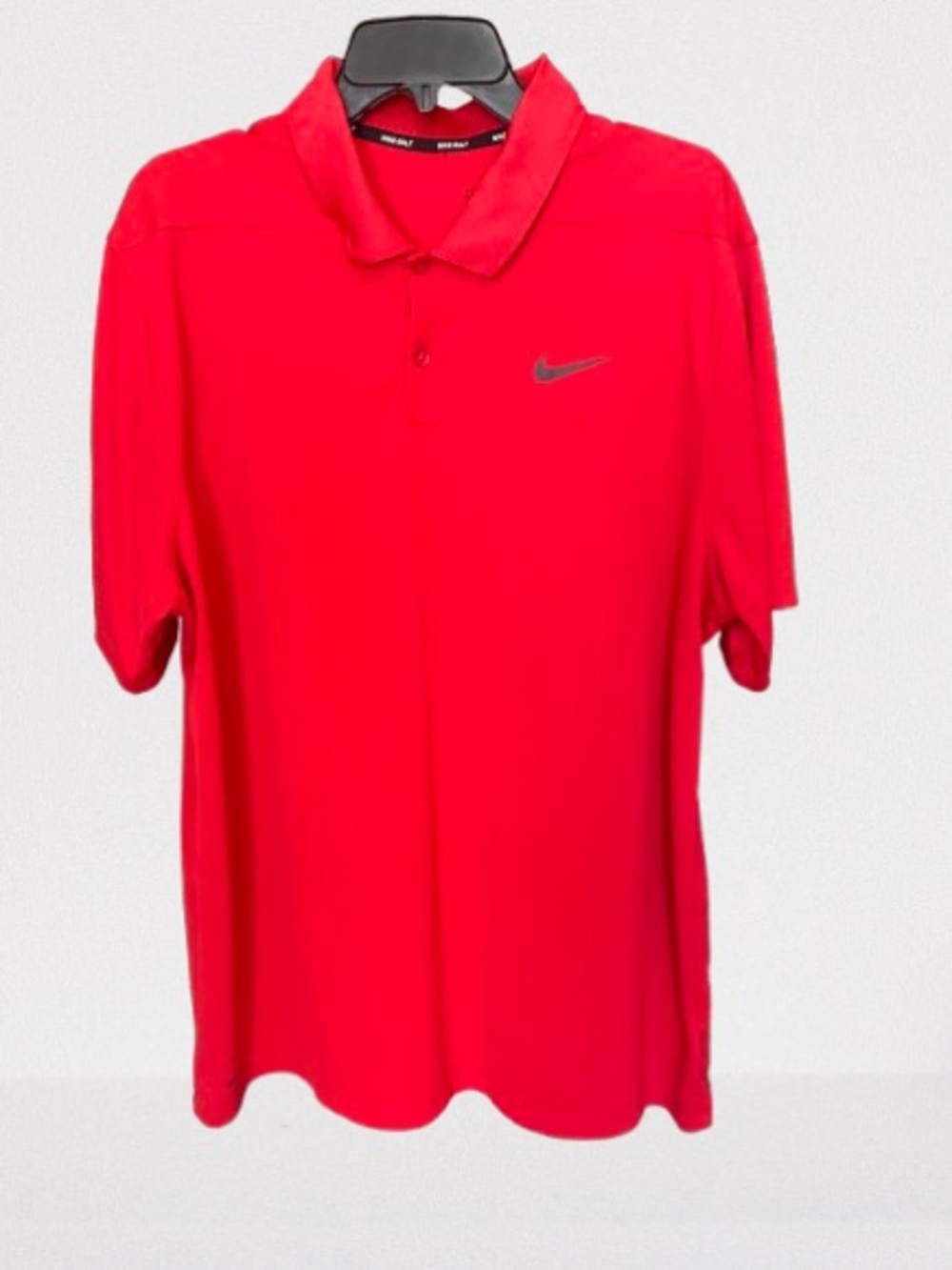 Nike Golf Red Dri-FIT Polo Shirt Men’s XL Performance